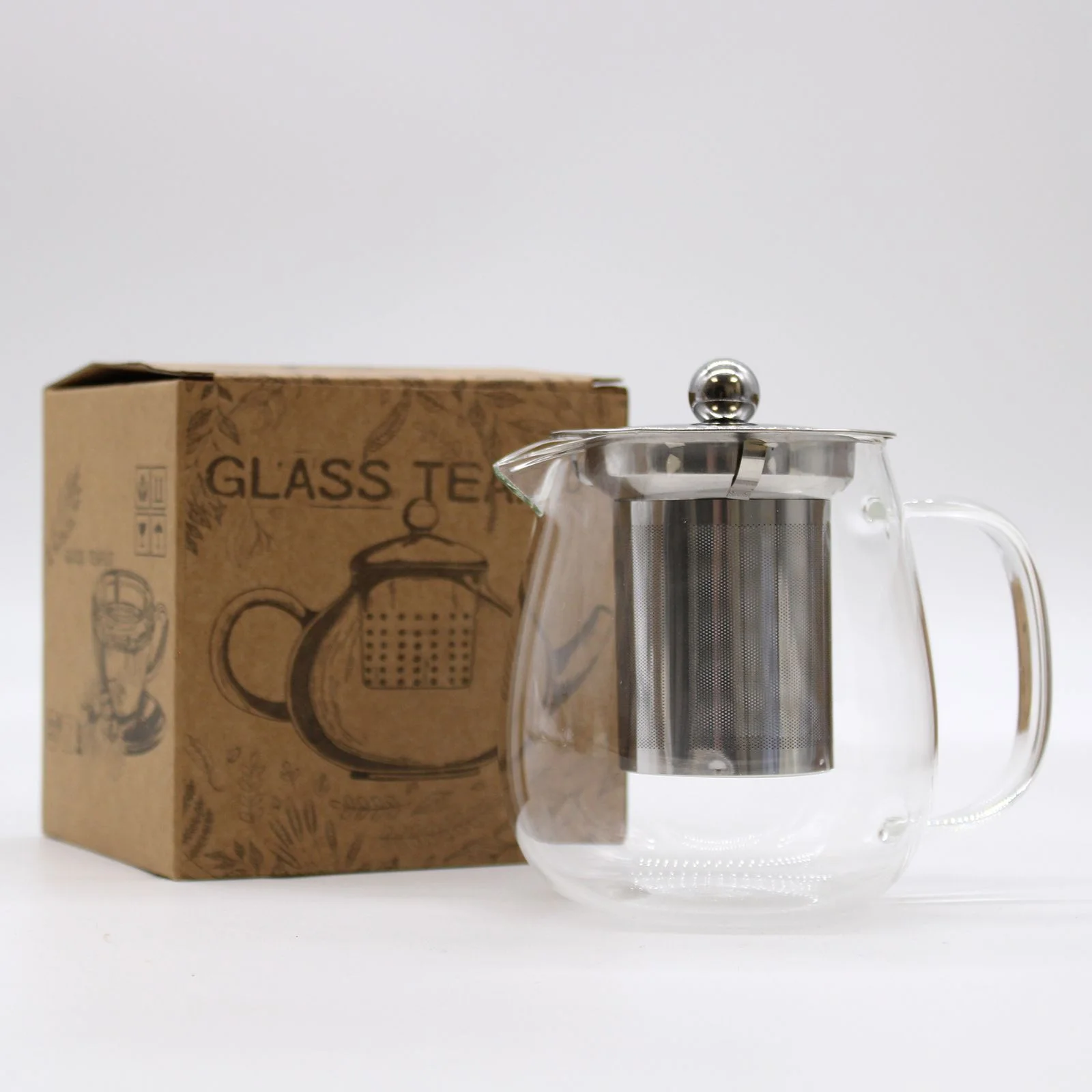 Sklenená čajová kanvica Contemporary v darčekovej krabici, 550 ml – fotka 4
